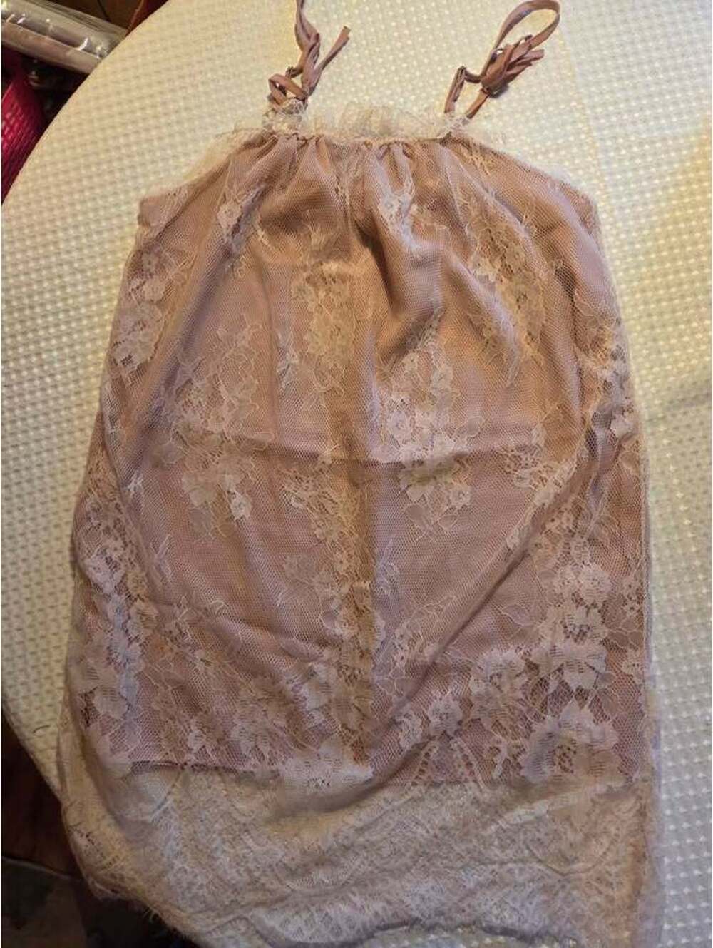 Ladies lingerie lace nighty [COPY]